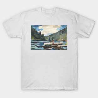 Hudson River, Logging by Winslow Homer T-Shirt